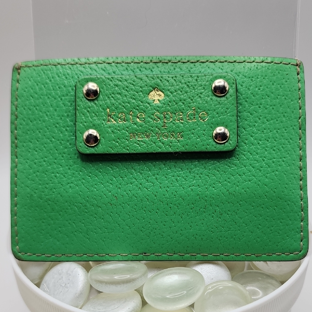 Kate Spade‎ Green Leather Card Holder